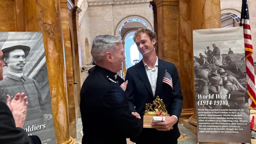Daniel Penny and Attorneys Honored with Marine Corps League Award for Service