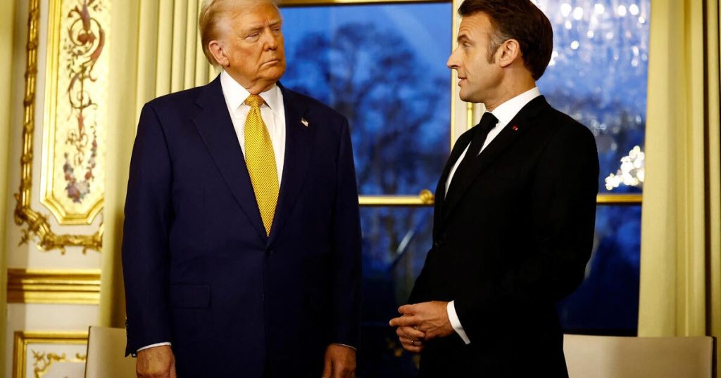 Trump Hosts French President Macron for White House Meeting