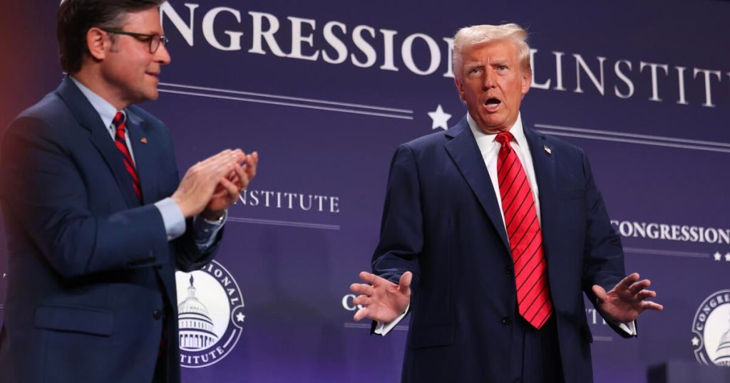 Trump endorses House budget plan amid competing proposals in Congress