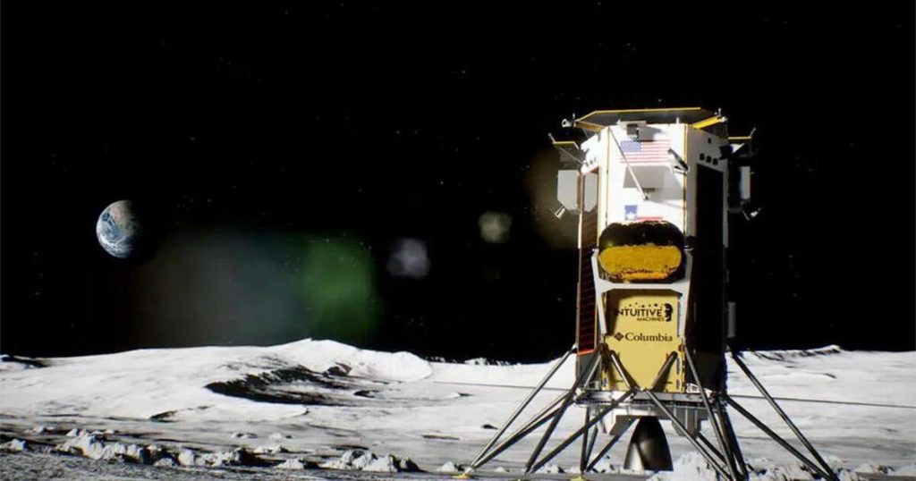 Commercial Lunar Lander Athena Set to Explore Moon for Ice with Drill, Rover, and Hopper
