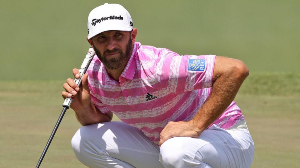 Dustin Johnson Records First Over-Par Round at Augusta Since 2018 in Masters 2021
