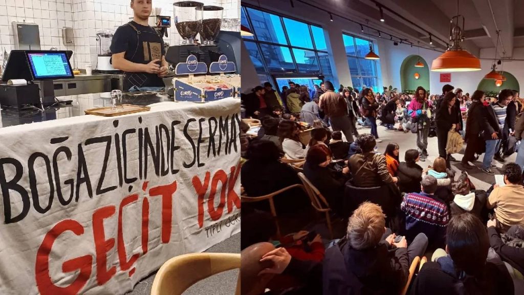 Boğaziçi University students occupy new campus café in protest against privatization