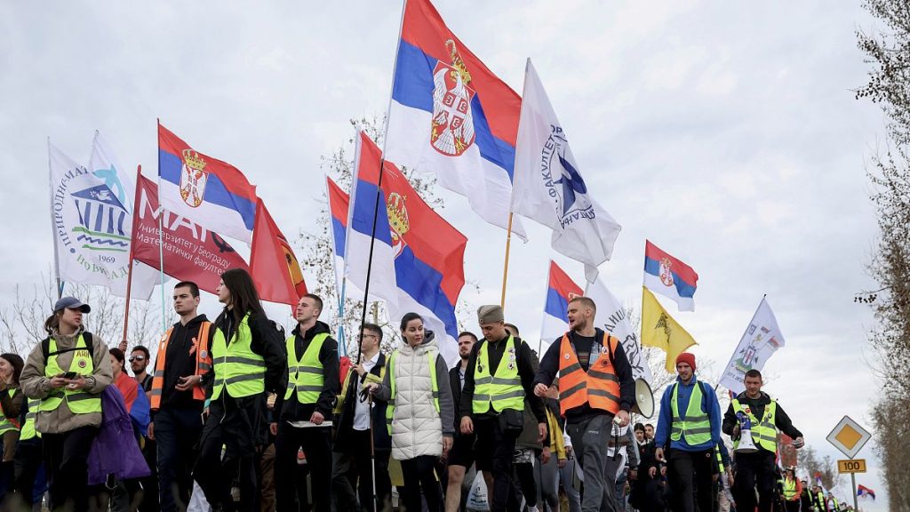 Thousands Rally in Belgrade for Anti-Government Protest