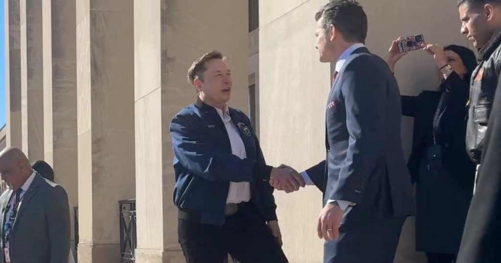 Hegseth Discusses Innovation and Efficiencies in Meeting with Musk