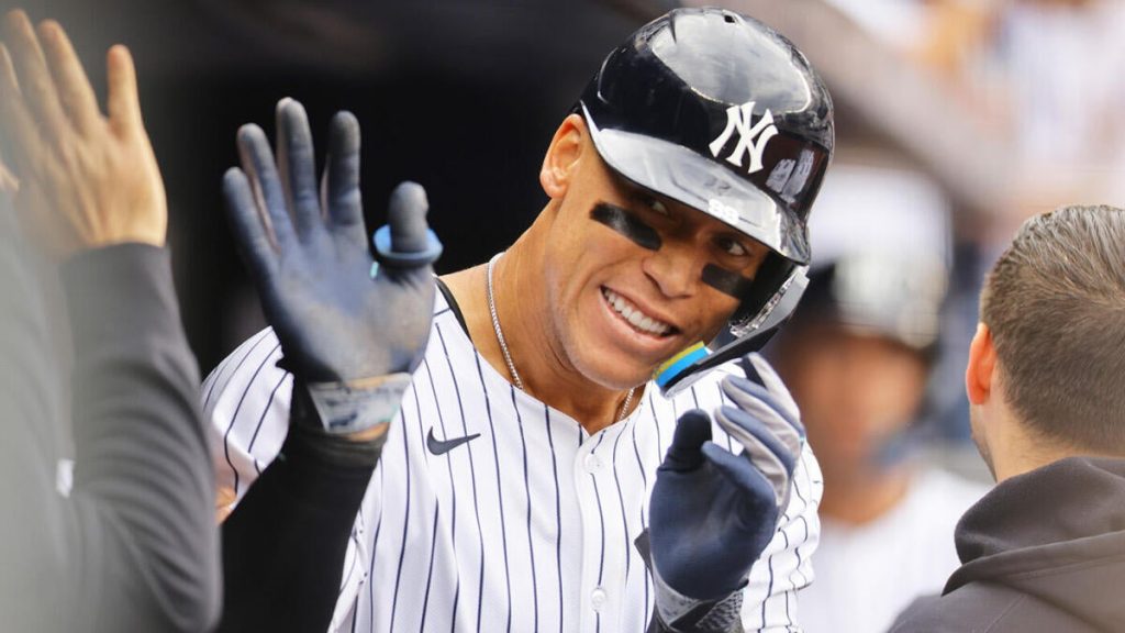 Yankees Set Franchise Record with Nine Home Runs, Aaron Judge Hits Three