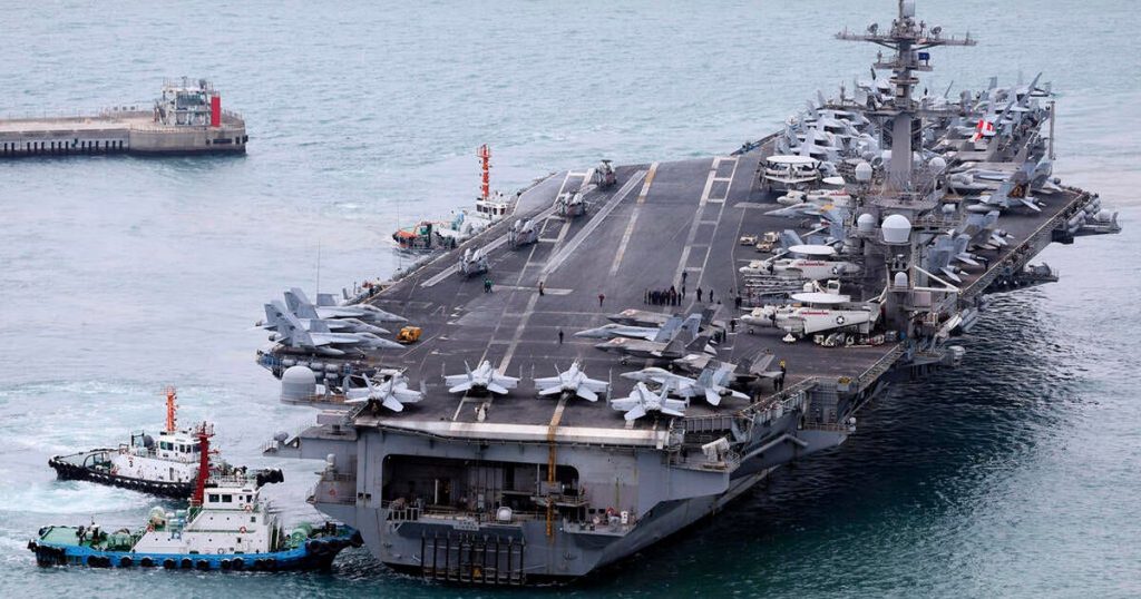 U.S. Aircraft Carrier Deployed to South Korea Following North Korea Missile Test