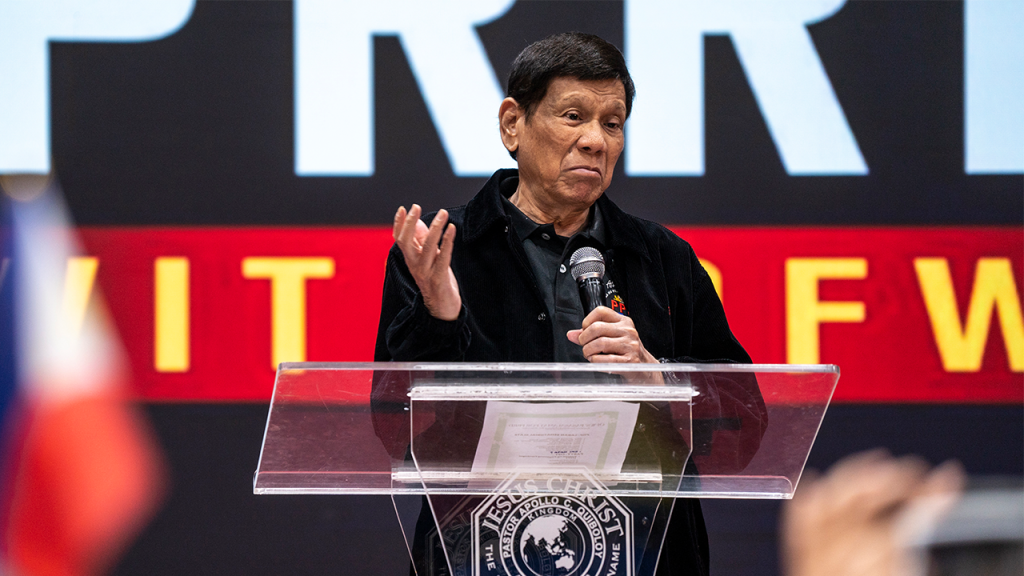 Duterte Dismisses ICC Arrest Threat During Hong Kong Visit