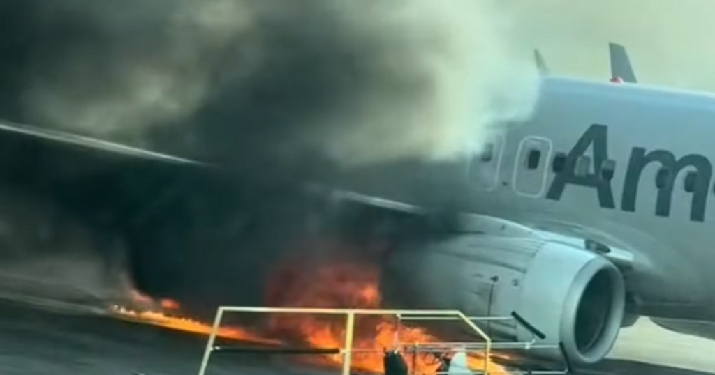 American Airlines Passengers Describe "Surreal" Experience Following Plane Fire en Route to Dallas