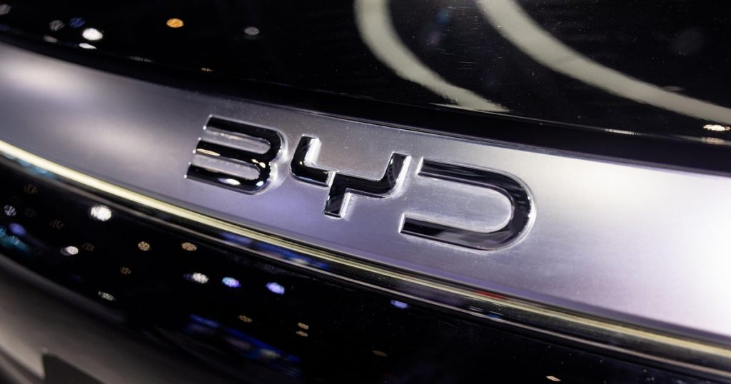 China's BYD Unveils EVs That Charge in Just 5 Minutes