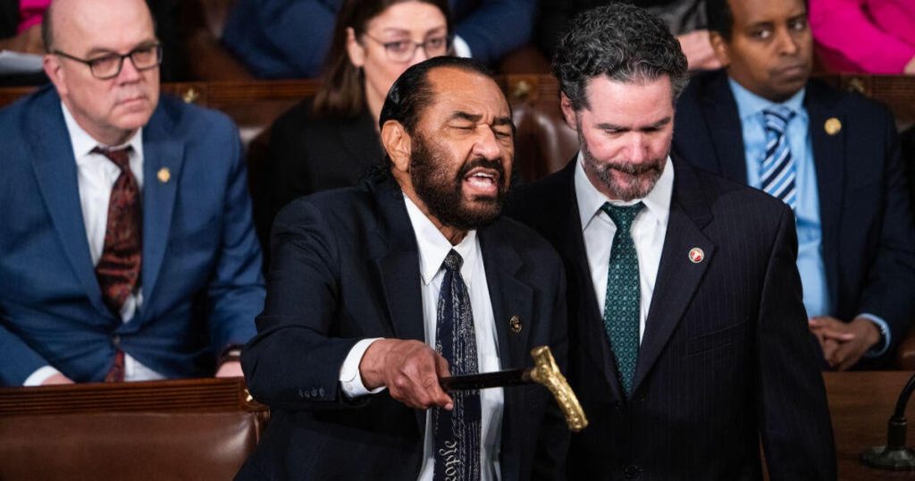 House Republicans Initiate Censure of Rep. Al Green Over Trump Speech Disruption