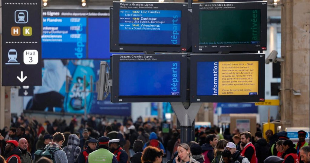 Unexploded WWII Bomb Found Near Major Paris Train Terminal
