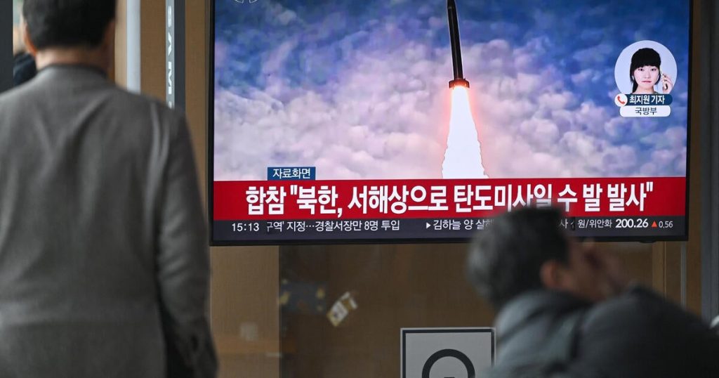 North Korea Launches Ballistic Missiles Amid U.S.-South Korea Joint Drills