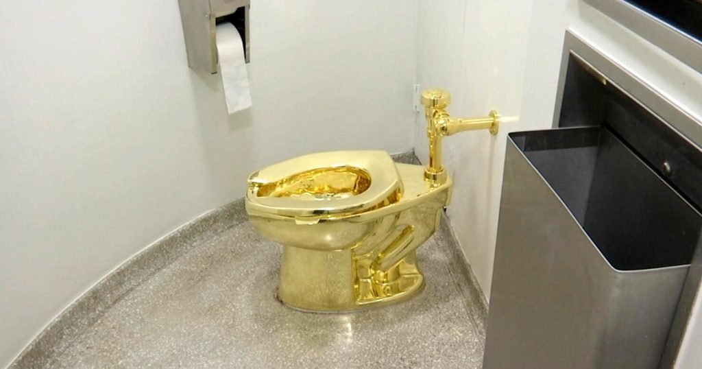 Man and Accomplice Convicted for Stealing 18-Carat Golden Toilet from Palace