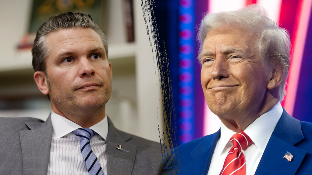 Trump Criticizes Military Aggression While Discussing Hegseth's Role in Pardons for War Crimes