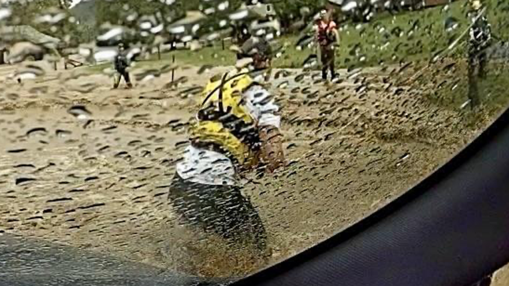 Heroic Officer Rescues Stranded Man Amid Hurricane Helene Flooding