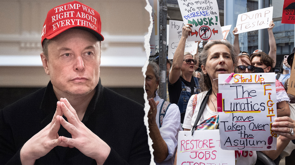 Critics Claim Tesla Protests Are Part of Coordinated Campaign, Not Grassroots Movement
