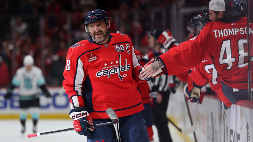 Ovechkin Approaches Gretzky's All-Time NHL Goal Record, Eight Goals Away