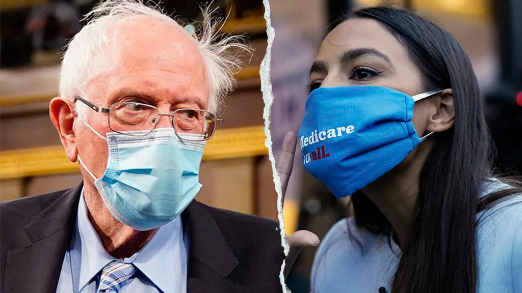 AOC and Sanders Urge Supporters to Wear Masks at West Coast Town Halls