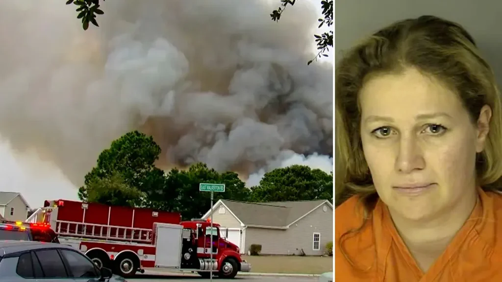 Myrtle Beach Woman Charged with Starting 2,000 Acre Fire in South Carolina