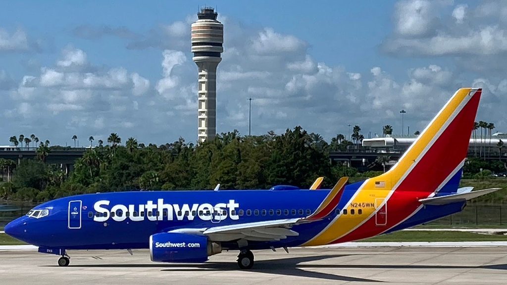 Southwest Airlines Flight Attempts Takeoff from Taxiway in Orlando