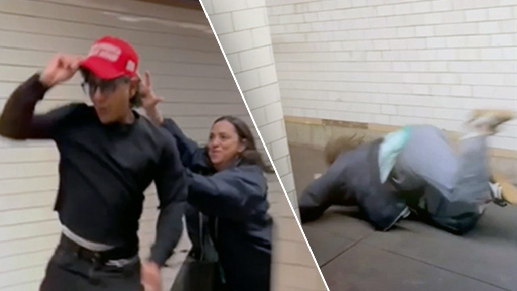 Rider's Attempt to Knock Off MAGA Hat in NYC Subway Goes Viral