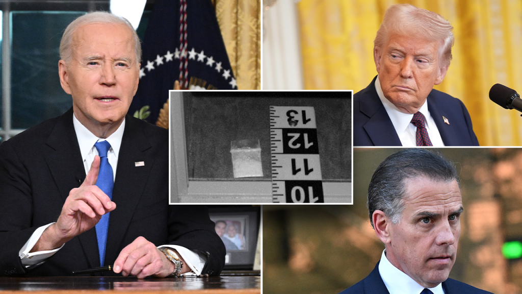 Trump Accuses Biden and Son of Leaving Cocaine at White House