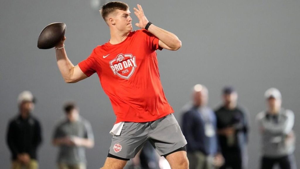 Ohio State Pro Day: Will Howard Eyes Day 2 NFL Draft Pick, Highlights Other Top Prospects