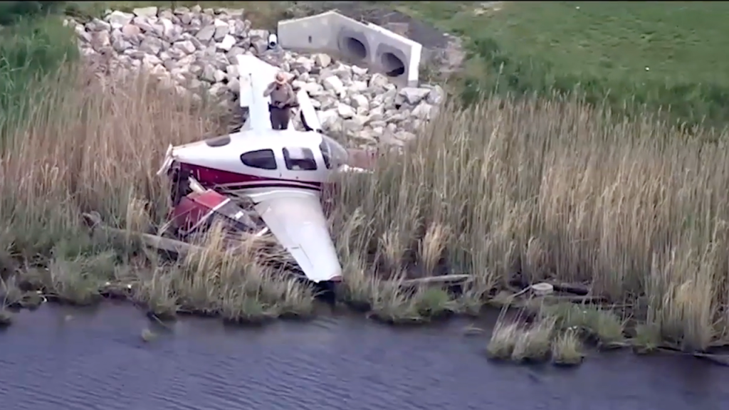 Small Plane Crashes During Landing at Maryland Airport