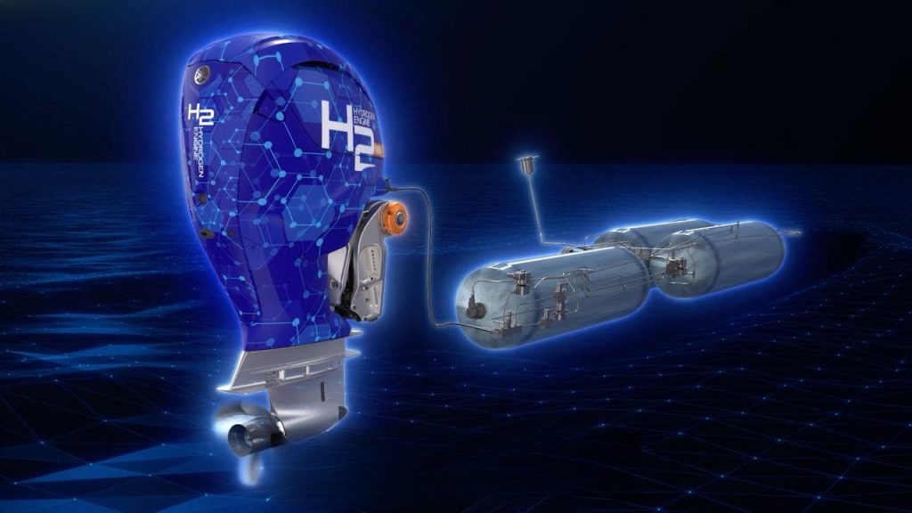 World's First Hydrogen-Powered Outboard Engine Boat Unveiled