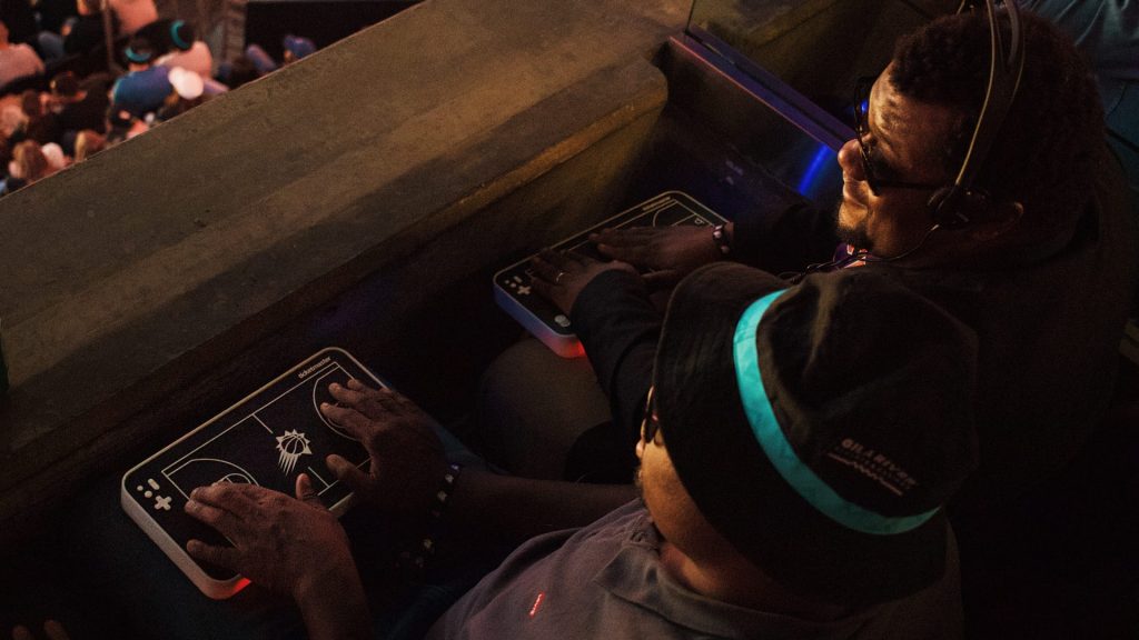 Sports Teams Implement Tactile Technology for Blind and Low-Vision Fans