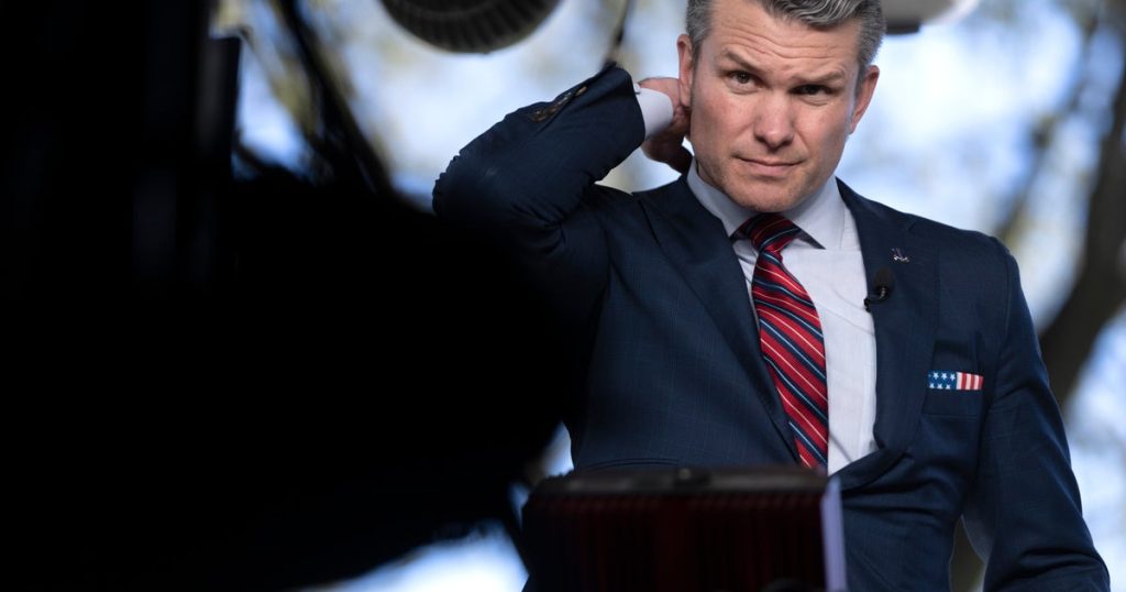 Details of Yemen Strike Shared in Private Group Chat Involving Pete Hegseth's Family