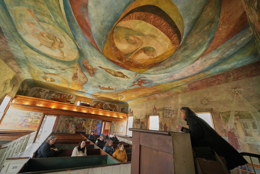 Hidden Gem in Maine: Unveiling the Stunning Interior of Local 'Sistine Chapel'