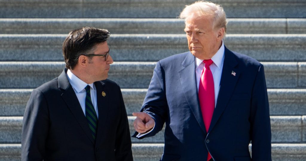 Trump and Johnson Advance Budget Resolution Amid House GOP Resistance