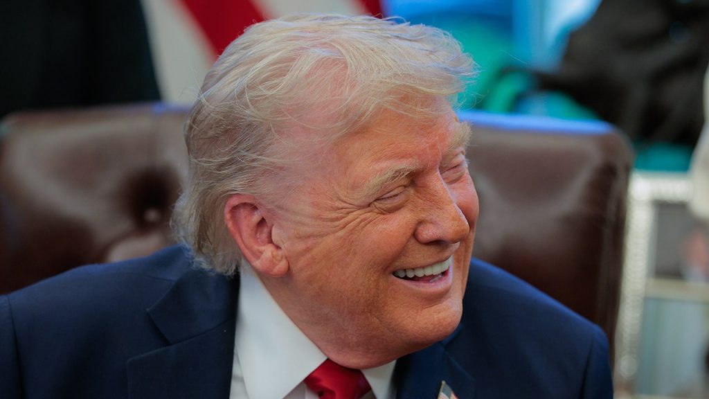 Trump Reacts to Veteran's Anti-Biden Sticker in Oval Office Encounter