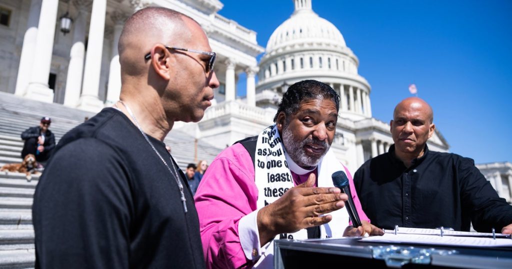 Lawmakers End 12-Hour Sit-In Protest Against GOP Budget on Capitol Steps