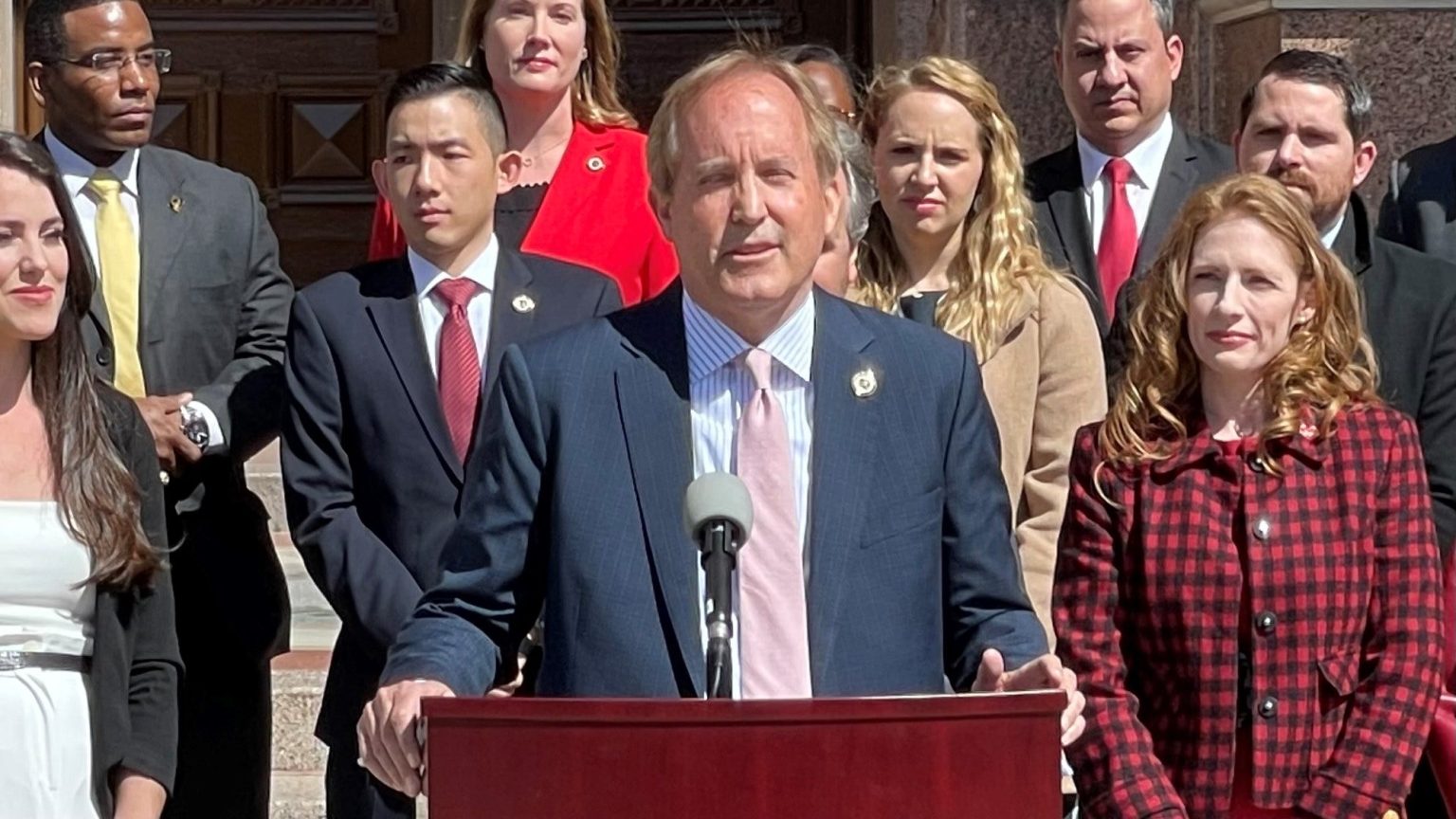 Texas Republican Endorses Paxton in Senate Primary Contest Against Cornyn