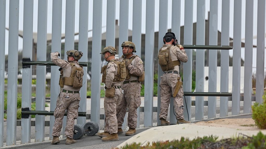 Federal Land at US Border Designated as Military Installation by Trump Order