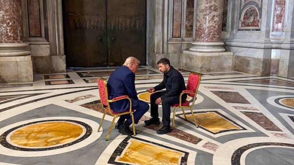 Trump Discusses Conversation with Zelenskyy During Vatican Meeting