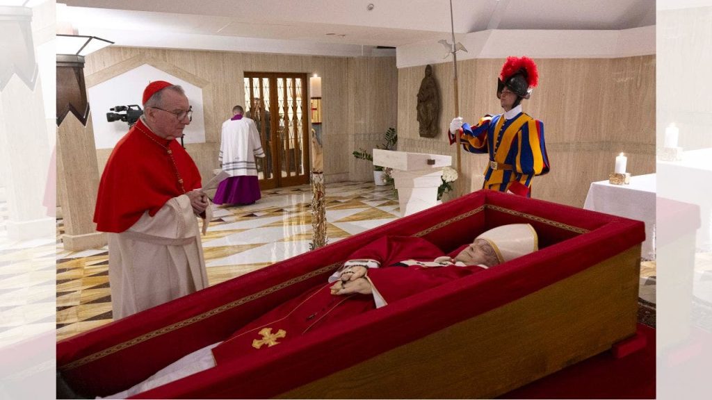 First Photos of Pope Francis in Casket Released After His Passing