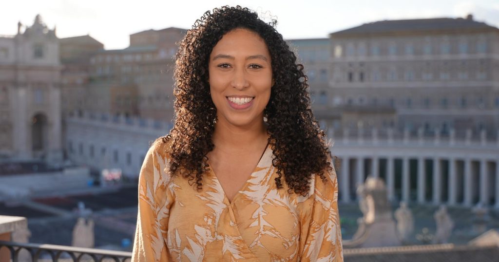 American Journalist Kielce Gussie Conducts First Reading at Pope Francis' Funeral