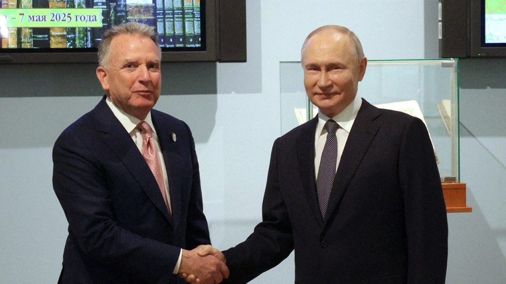 Trump Envoy Discusses Stalled Peace Talks with Putin in Russia