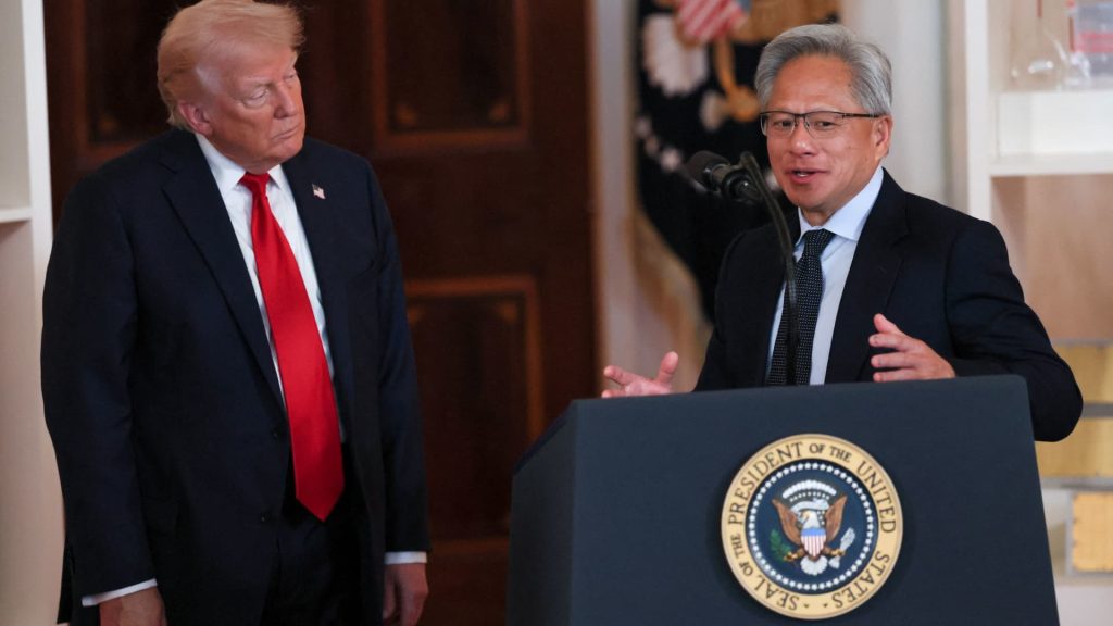 Trump Welcomes Nvidia CEO for White House Discussion