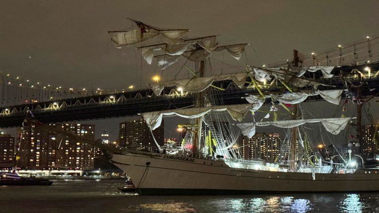 Two Dead, Over a Dozen Injured in Naval Training Ship Incident at Brooklyn Bridge