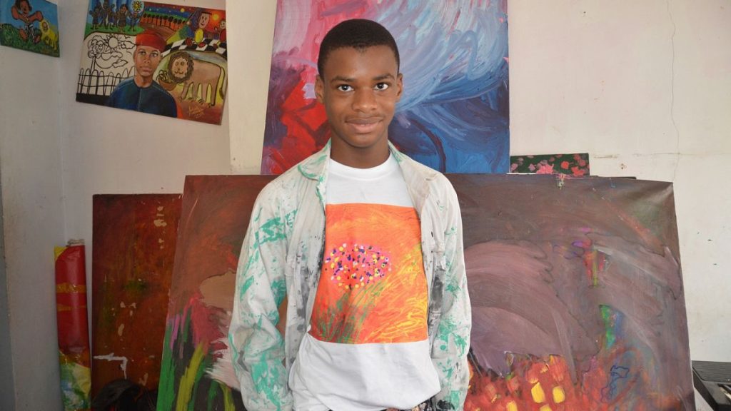 Nigerian Autistic Teen Achieves Global Painting Record