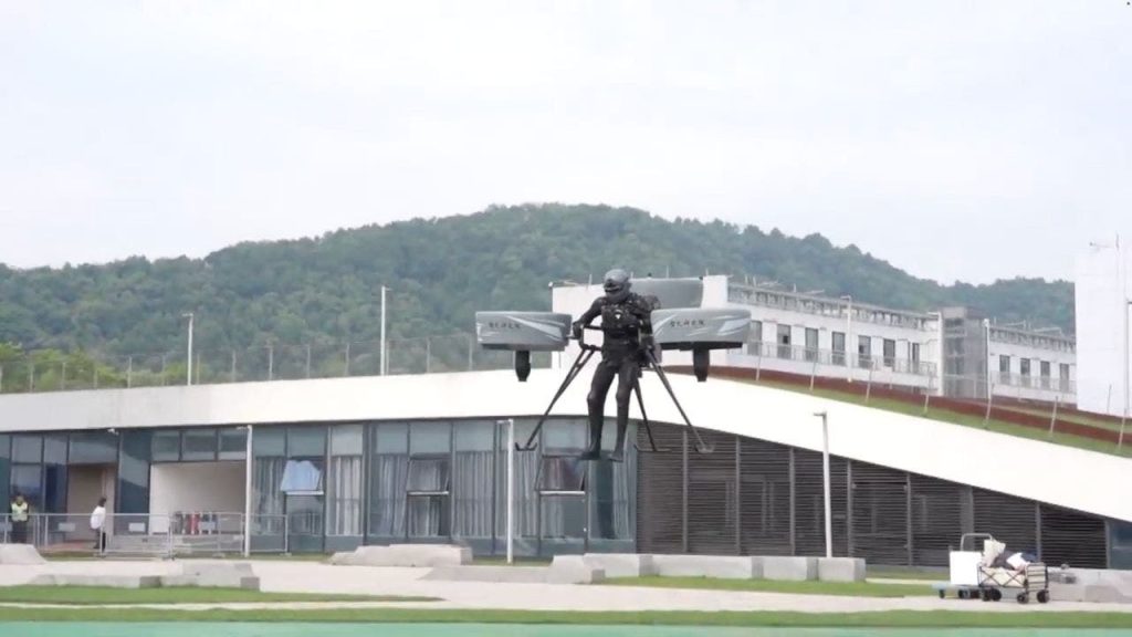Chinese eVTOL Jetpack Achieves Historic First Flight