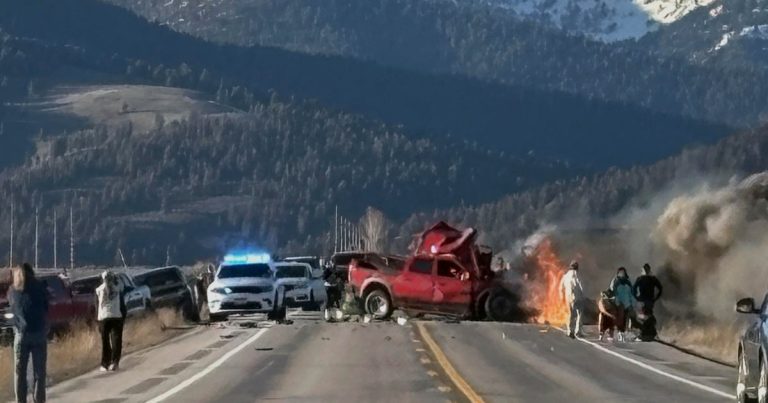Seven Killed in Collision Involving Van and Pickup Truck near Yellowstone National Park