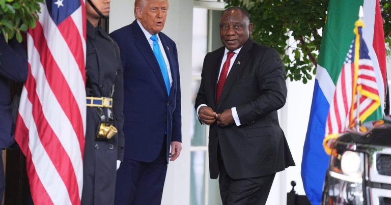 Trump and Musk Meet with South African President at White House Amid Tensions