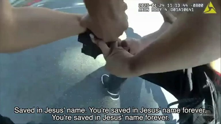 California Officer's Gun Stolen by Half-Naked Suspect, Who Was Later Killed: Bodycam Footage Reveals