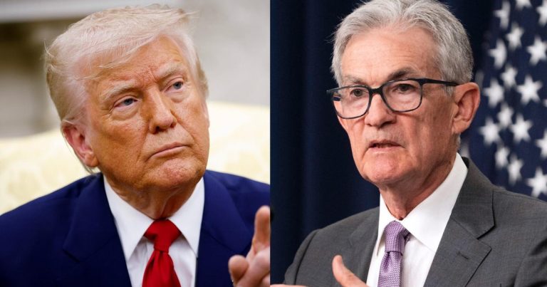 Federal Reserve Chair Powell Meets with Trump at the White House