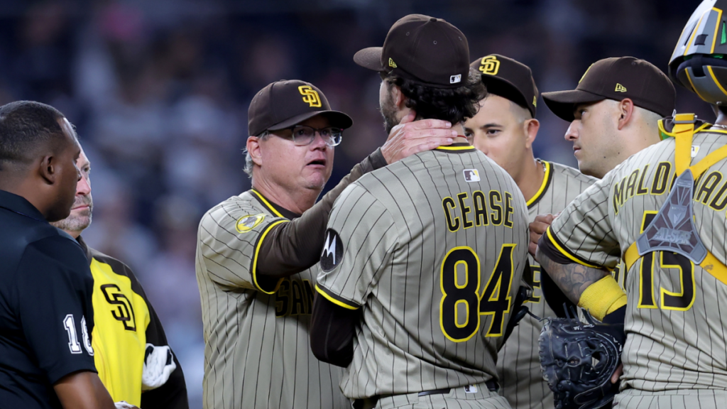Padres Not Concerned After Dylan Cease Exits Game Against Yankees Due to Cramp